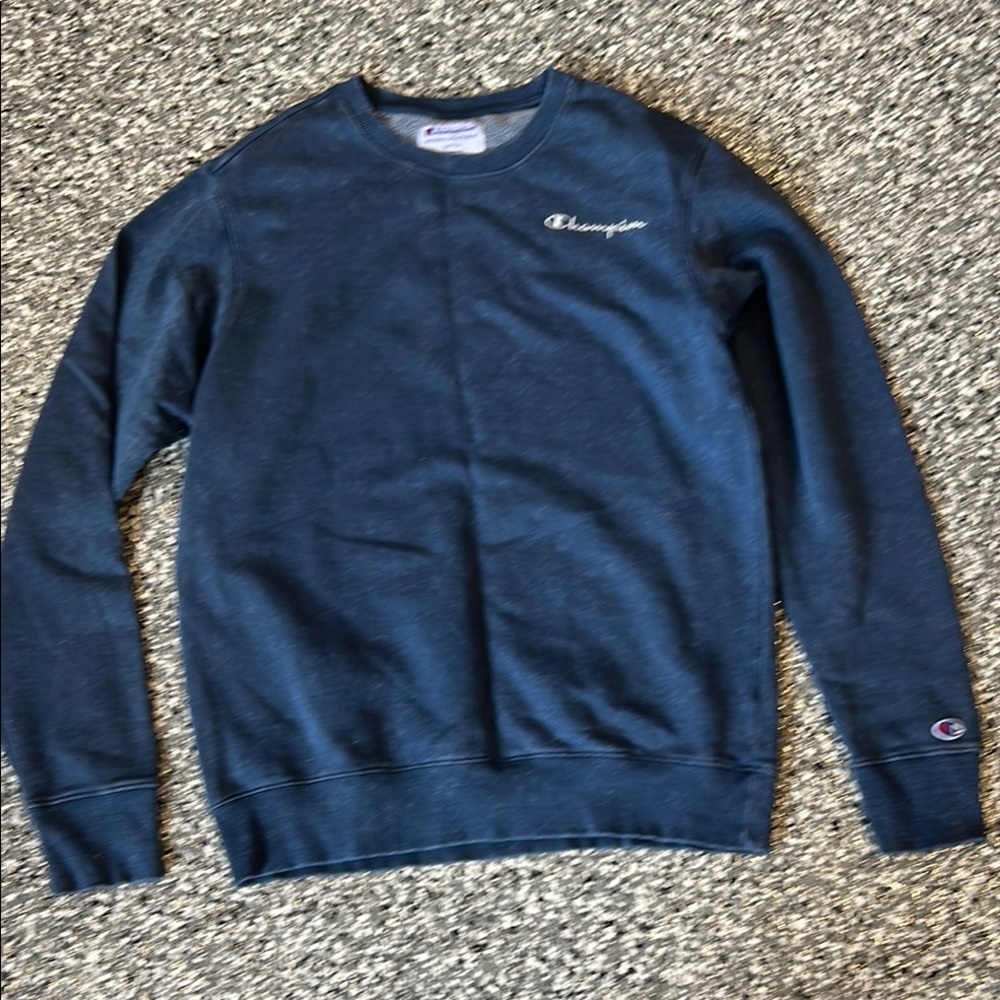 Champion Men's Deep Blue Crewneck Sweater